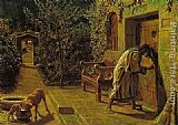 William Holman Hunt The Importunate Neighbour painting